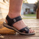 Adjustable Walking Sandals for Plantar Fasciitis & Swollen Feet