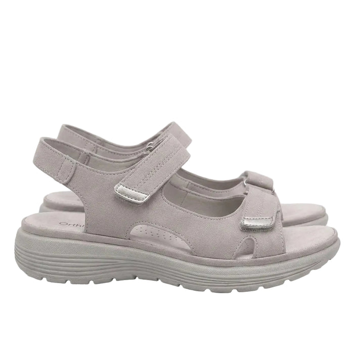 Plantar Fasciitis Relief Sandals with Wide Toe Box & Cushioned Arch Support