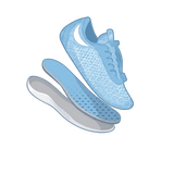 Zero drop sole