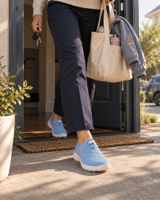 CloudStep Classic — Easy Slip-On Shoes with a Wide Toe Box
