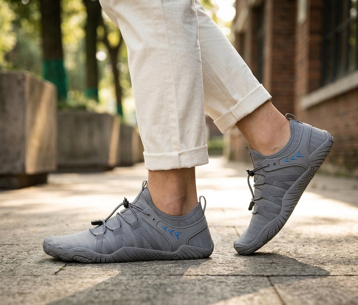 Grey shoe