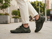 Green shoes