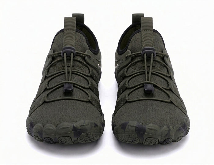 Green shoes
