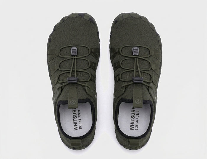 Green shoes