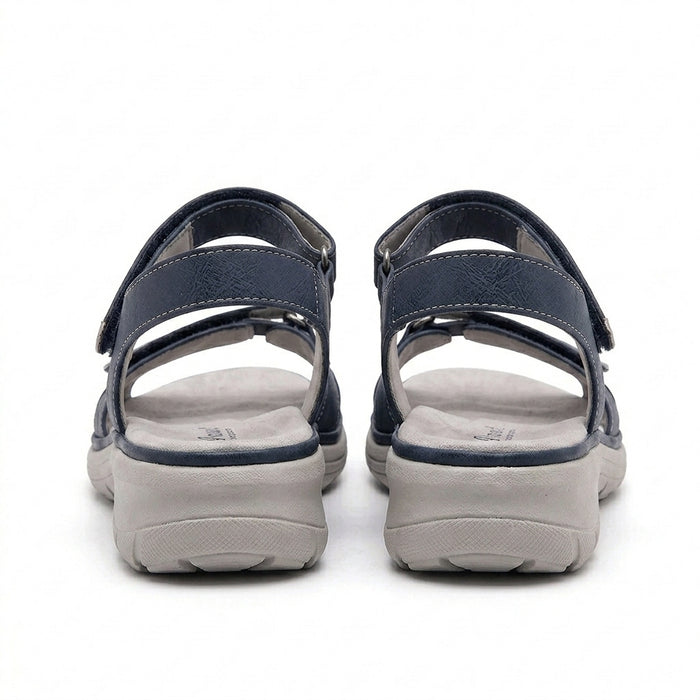 Plantar Fasciitis Relief Sandals with Wide Toe Box & Cushioned Arch Support
