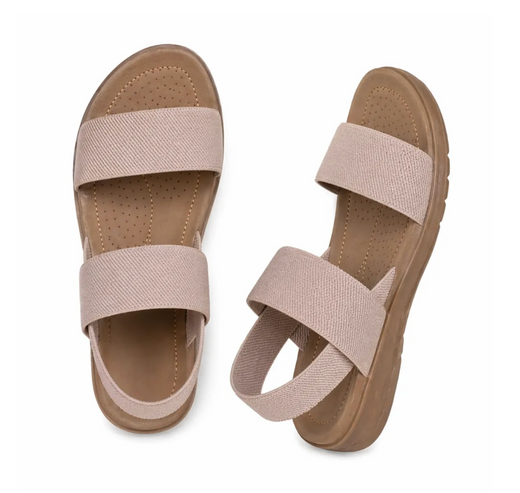 Stretch-Strap Comfort Sandals for Wide & Swollen Feet