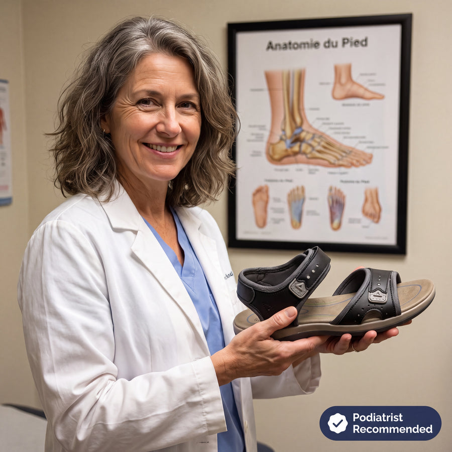 WHY DO THE ADJUSTABLE WALKING SANDALS FIX PLANTAR FASCIITIS