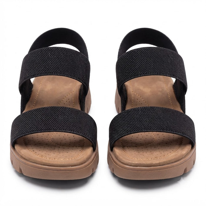 Stretch-Strap Comfort Sandals for Wide & Swollen Feet