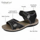 Adjustable Walking Sandals for Plantar Fasciitis & Swollen Feet