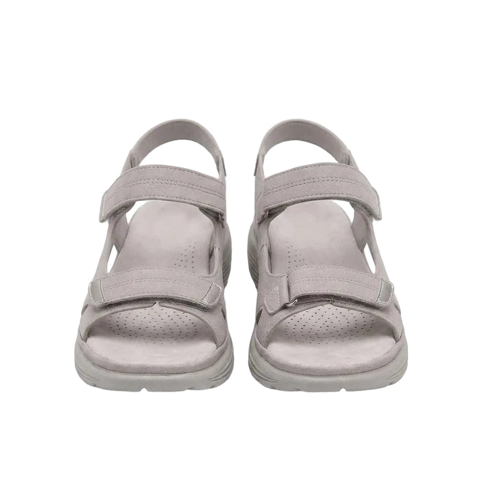 Plantar Fasciitis Relief Sandals with Wide Toe Box & Cushioned Arch Support