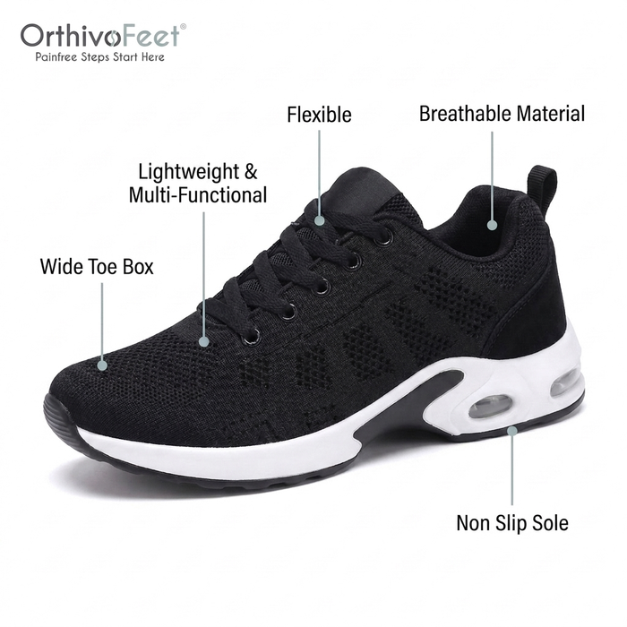 Orthivo StrideEase – Cushioned Comfort Sneakers