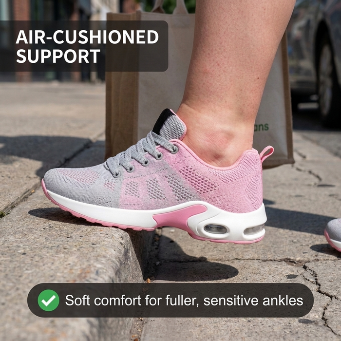 Orthivo StrideEase – Cushioned Comfort Sneakers