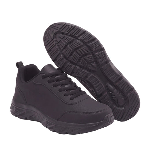 Orthivo StrideEase – Lightweight Cushioned Walking Shoes Black